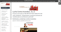 Desktop Screenshot of extintoreslci.com