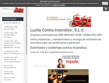 Tablet Screenshot of extintoreslci.com